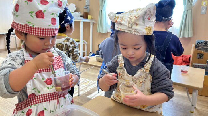 食育「クラッシュゼリー」